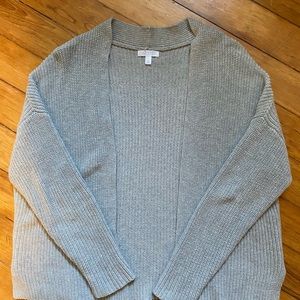 Light grey cardigan 100% cotton